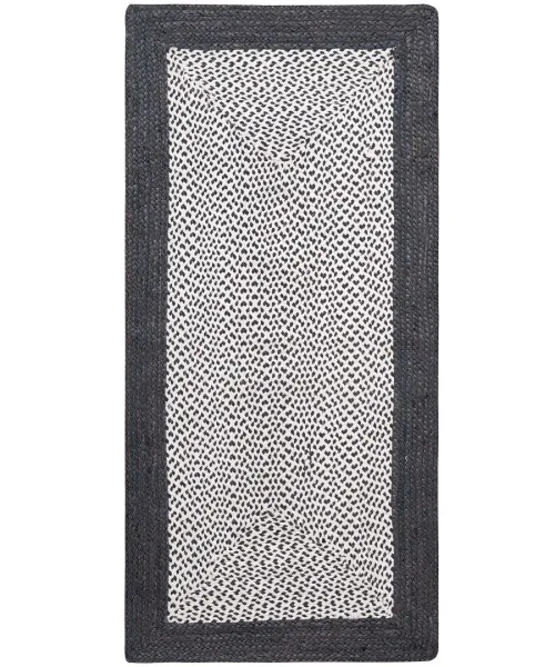 Χαλί γιούτα 1777 (70cm x 160cm) dark grey