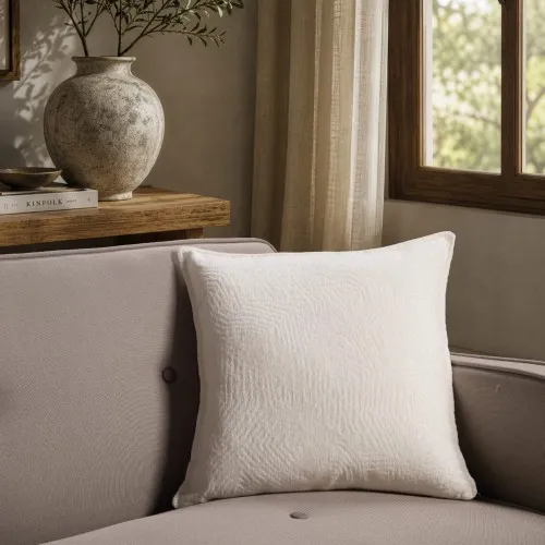 Μαξιλαροθήκη  Bolton 01 Ivory - 45x45cm