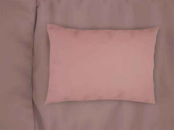 Μαξιλαροθήκη Solid 503 50X70 Dusty Rose 100% Cotton