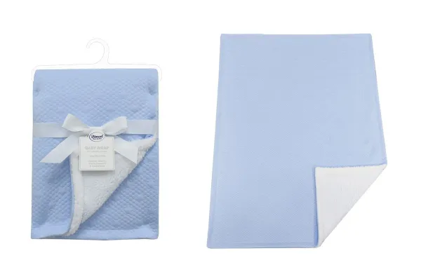 Κουβέρτα Air Layer Jacquard bebe 500 gr/m² Stars 18 75X100 Sky Blue 100% Polyester