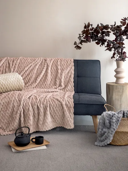 Κουβέρτα Fleece 160x220 ASTER BEIGE