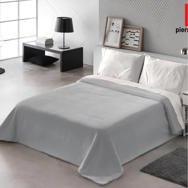 ΚΟΥΒΕΡΤΑ ΥΠΕΡΔΙΠΛΗ 220X240 PIERRE CARDIN NANCY 545 GREY(51)