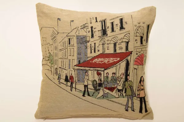 ΜΑΞΙΛΑΡΟΘΗΚΗ (45cm x 45cm) FRENCH BISTROT   