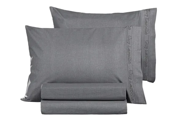 Ζεύγος Μαξιλαροθήκες Color Plus Anthracite 