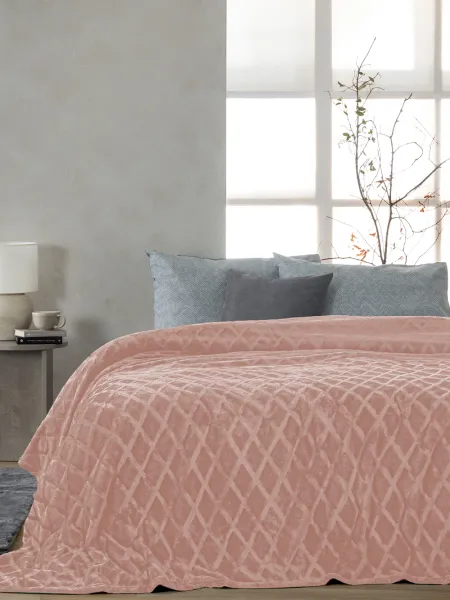 Κουβέρτα Fleece 220x240 NADINE PINK