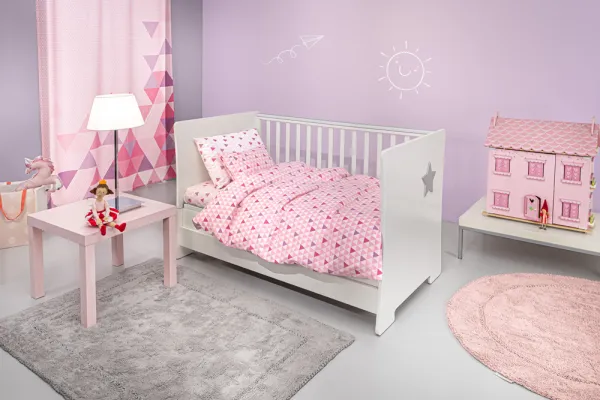 Σετ 3τμχ Βρεφικά Σεντόνια Two 2 Twenty Fuchsia 