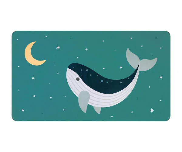 Πετσέτα Θαλάσσης 160x90cm Teal Whale - Monnëka