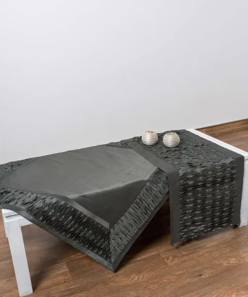 Καρέ (85cm X 85cm) 8373 ανθρακί