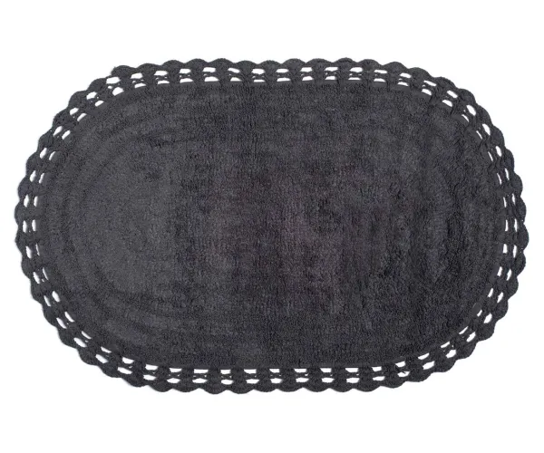 ΠΑΤΑΚΙ OVAL (60CM X 100CM) ΣΚΟΥΡΟ ΓΚΡΙ