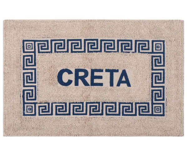Πατάκι μαίανδρος Κρήτη (50cm x 80cm) μπλέ
