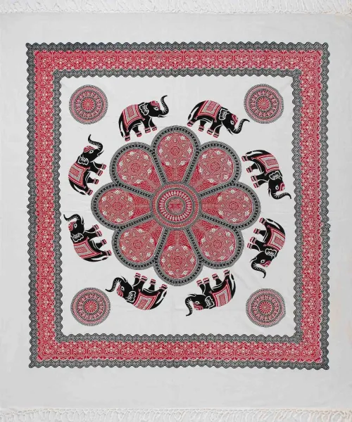 Pestemal διπλό (220cm x 240cm) 6 κόκκινο
