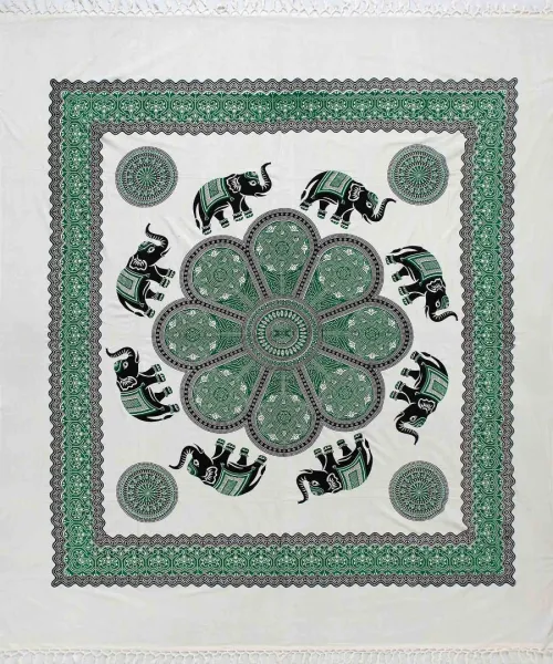 Pestemal διπλό (220cm x 240cm) 7 πράσινο
