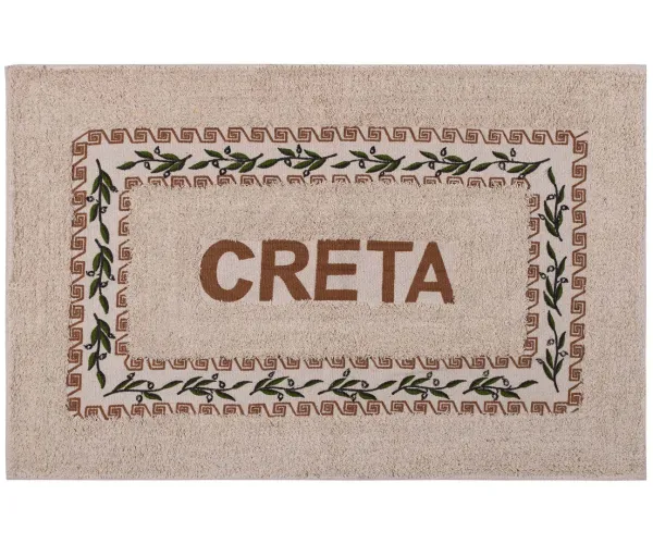 Πατάκι ελιά Κρήτη (50cm x 80cm) καφέ