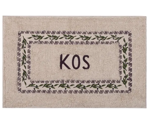 Πατάκι ελιά Κώς (50cm x 80cm) καφέ