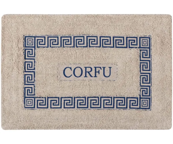 Πατάκι μαίανδρος CORFU (40cm x 60cm) μπλέ