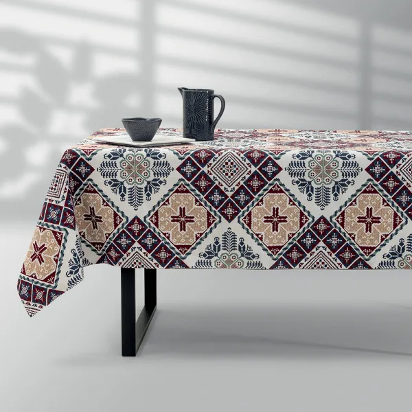 Τραπεζομάντηλο Artisan 140×220 Μπορντώ