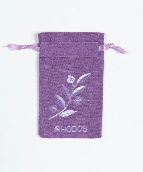 Σαπουνοθήκη (10τμχ) ΡΟΔΟΣ (9cm x 14cm) Μωβ