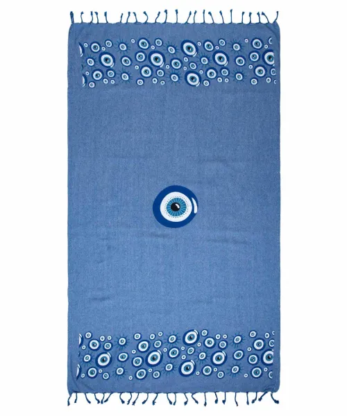 Pestemal nkp544 (90cm x 180cm) μπλέ ροαγιάλ