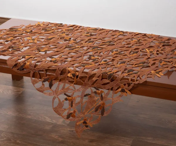 Καρέ (85cm x 85cm) 7824 Καφέ