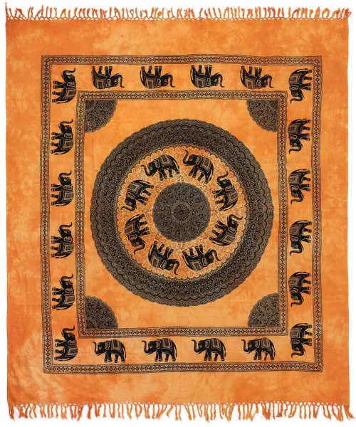 Pestemal διπλό (220cm x 240cm) 19 πορτοκαλί