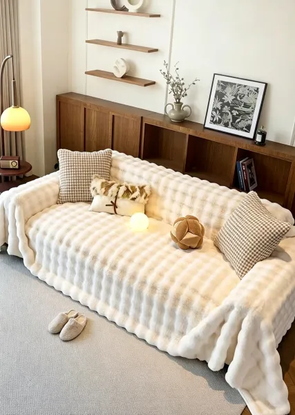 ΡΙΧΤΑΡΙΑ BURBLE (180cm x 320cm) ivory