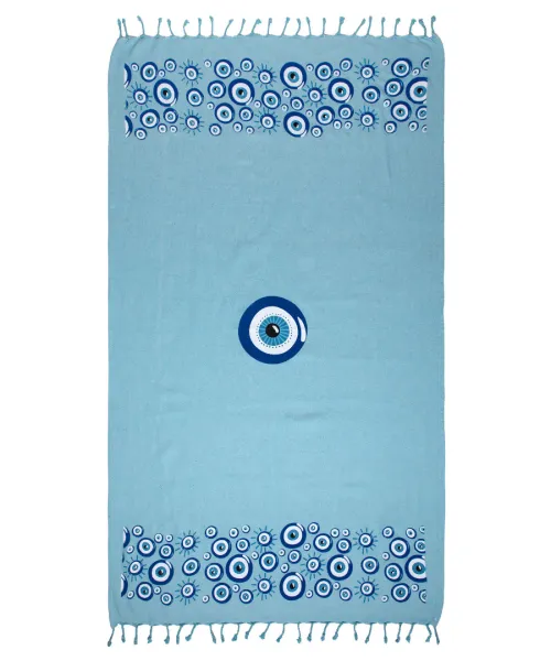 Pestemal nkp544 (90cm x 180cm) σιέλ