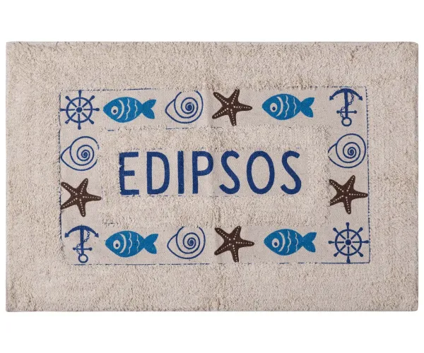 Πατάκι ψάρι EDIPSOS (50cm x 80cm) μπλέ