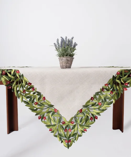 Καρέ 2353 (85cm x 85cm) κόκκινη ελιά