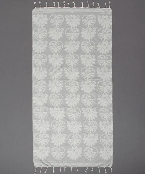 Pestemal sf07 (90cm x 180cm) ανοιχτό γκρί