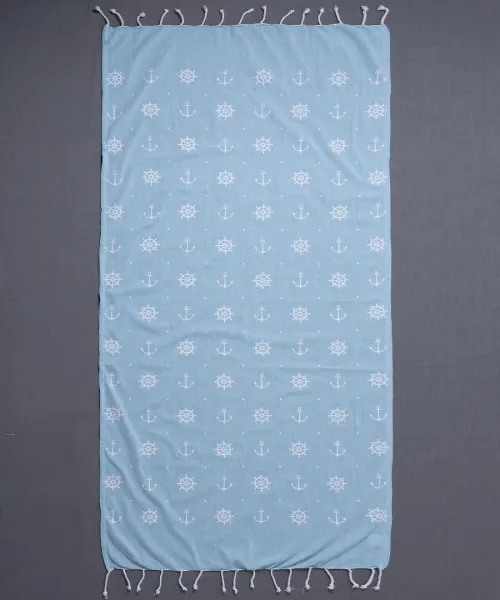 Pestemal sf1755 (90cm x 180cm) σιέλ