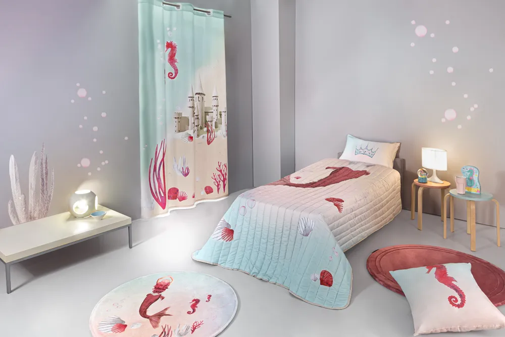 Σετ 2τμχ. Κουβερλί Mermaid 