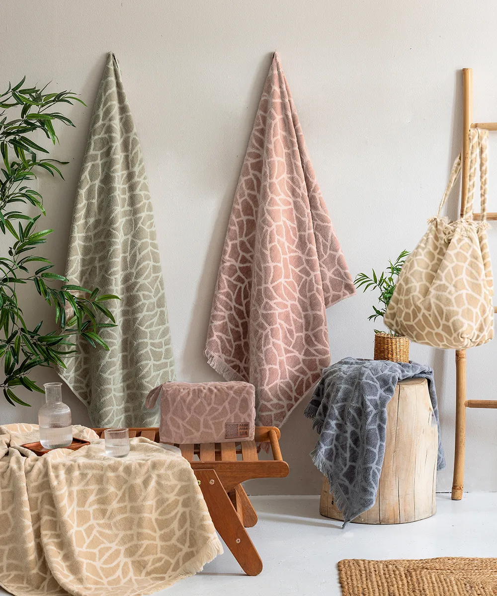 Πετσέτα Θαλάσσης Beach Collection 90x180 PD KHAKI