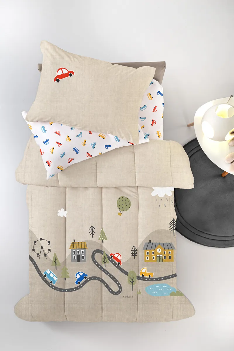 Κουβερλί Roadtrip Natural Suede