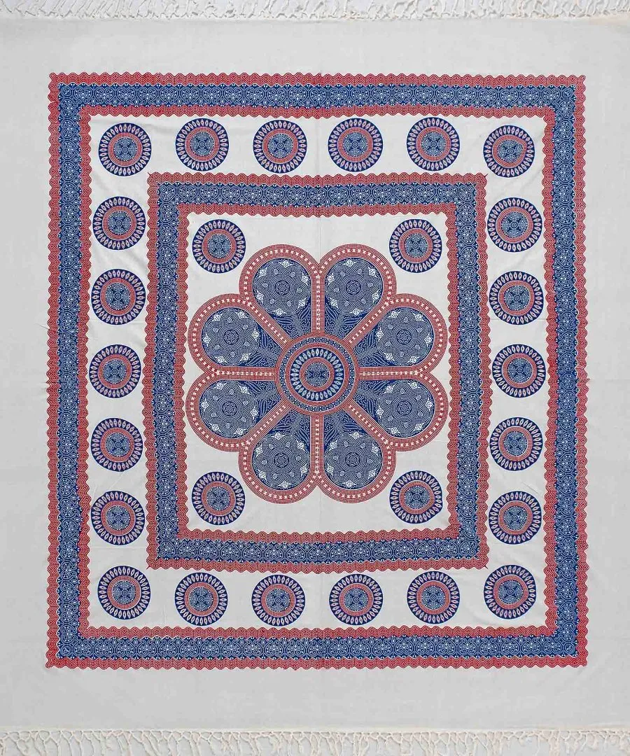 Pestemal διπλό (220cm x 240cm) 3 μπλέ