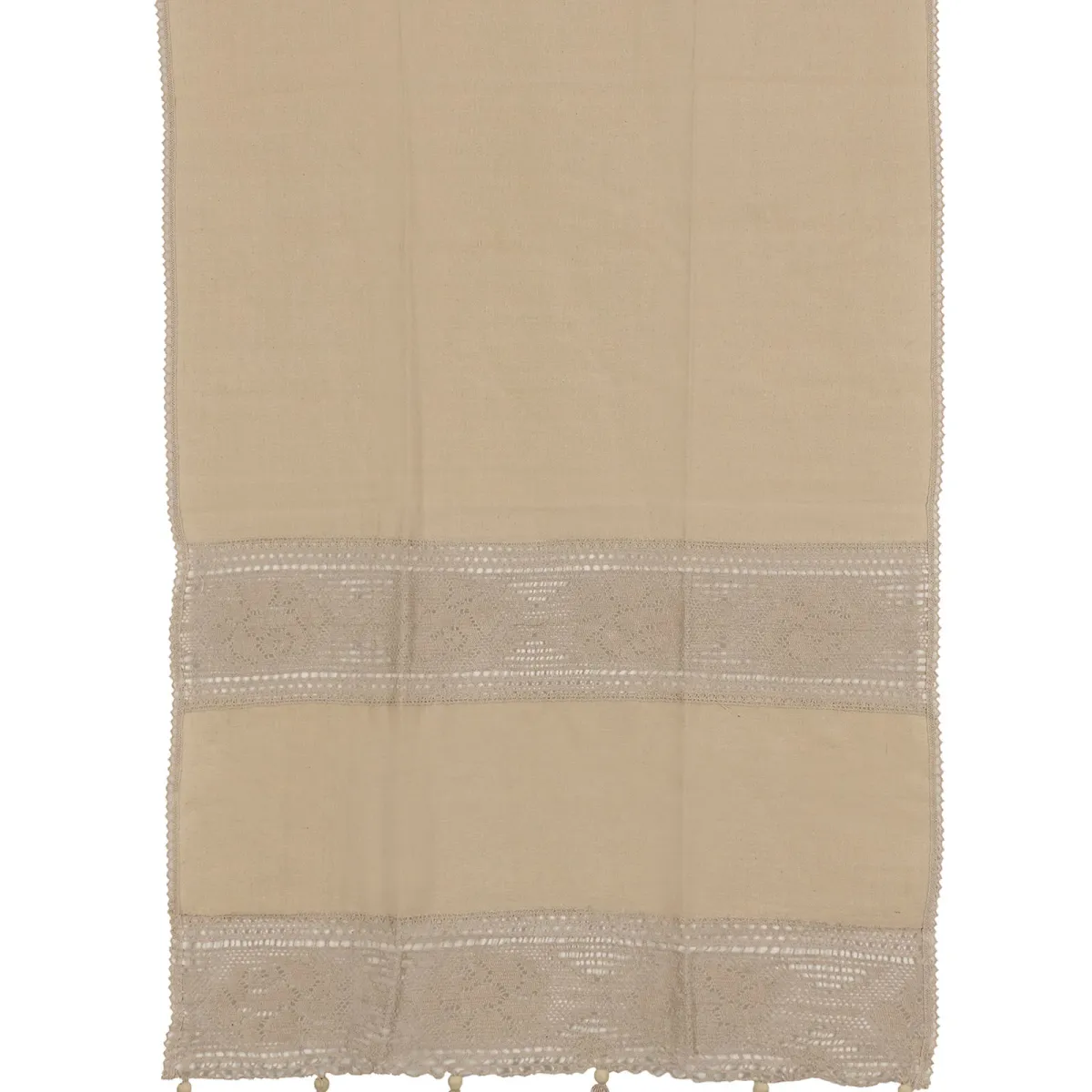 κουρτίνα 450 (150cm x 260cm) ecru με τιράντες