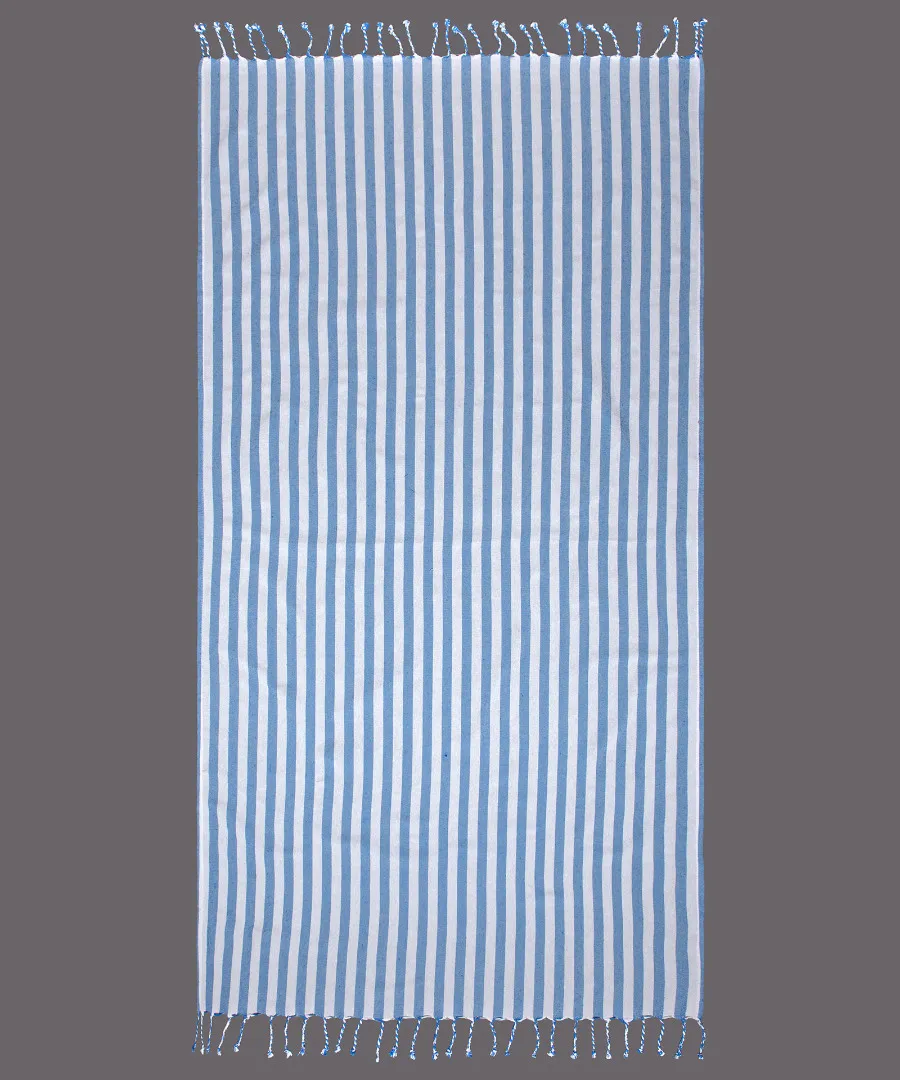 Pestemal nkp666 (90cm x 180cm) μπλέ ροαγιάλ