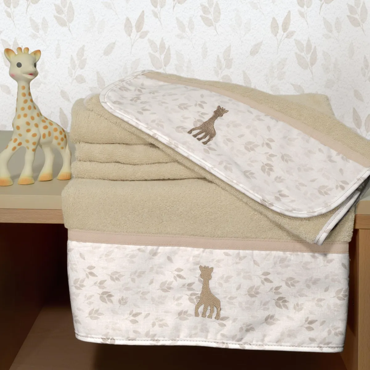 Σετ Πετσέτες 2τεμ 30x50 & 70x120 450 γρμ/τμ Des.506 SOPHIE LA GIRAFE