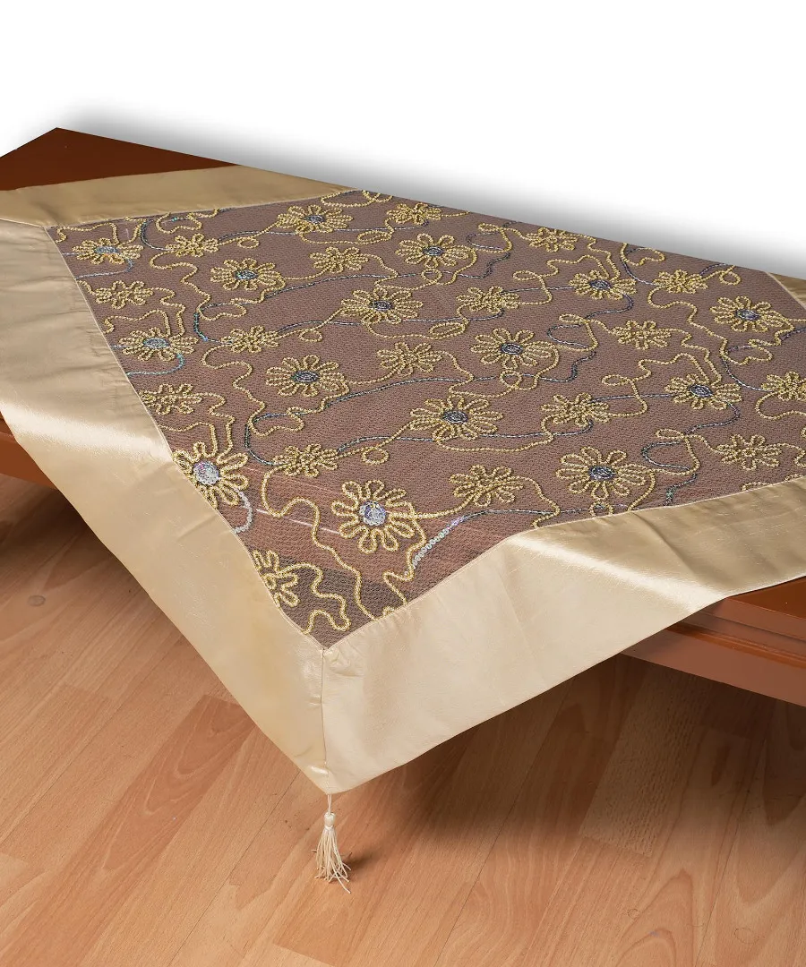 Τούλινο καρέ 7180 (85cm x 85cm) μπέζ
