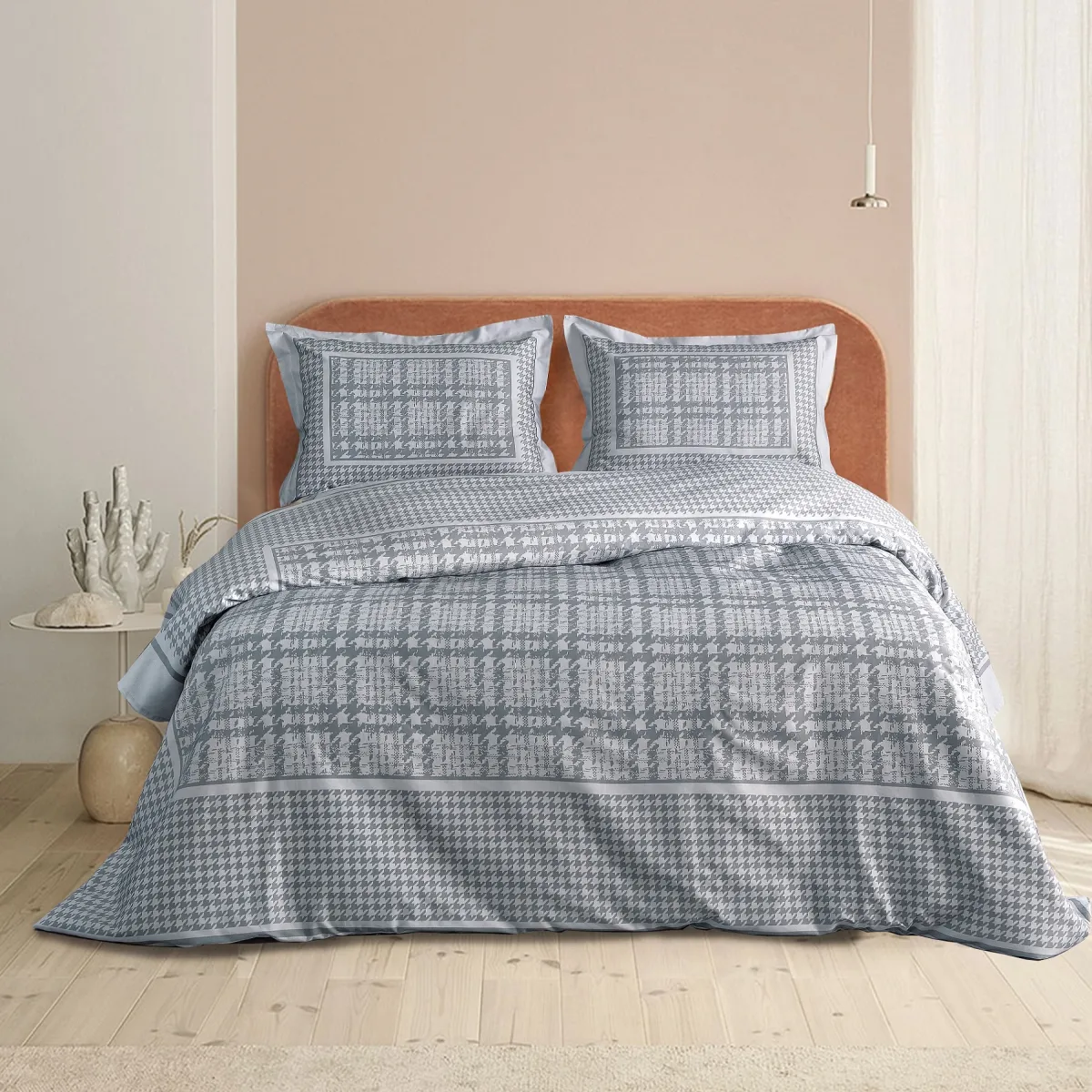 ΣΕΤ KOYΒΡΛΙ KING APERITO 100% COTTONSATIN 240x260cm 2*50x70cm DP 240TC