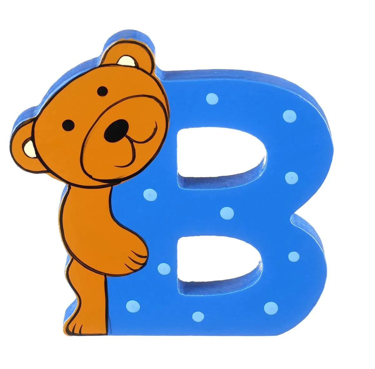 Ξύλινο Γράμμα B Alphabet Letters Orange Tree Toys