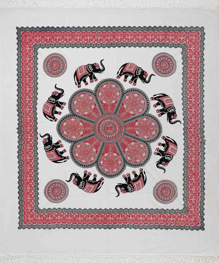 Pestemal διπλό (220cm x 240cm) 6 κόκκινο
