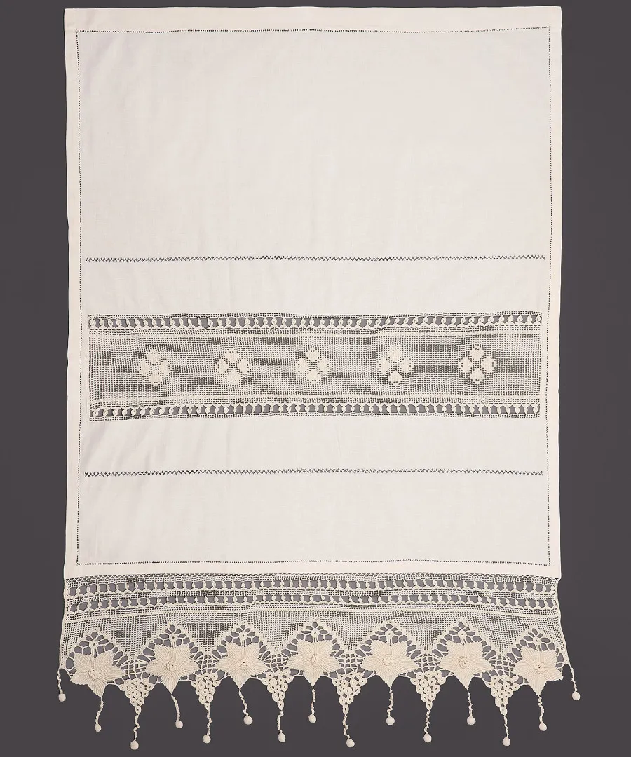 κουρτίνα 027 (140cm x 260cm) ecru με τούνελ