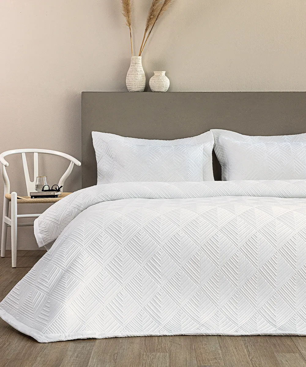 Σετ Κουβερλί 240x260 WED106 WHITE