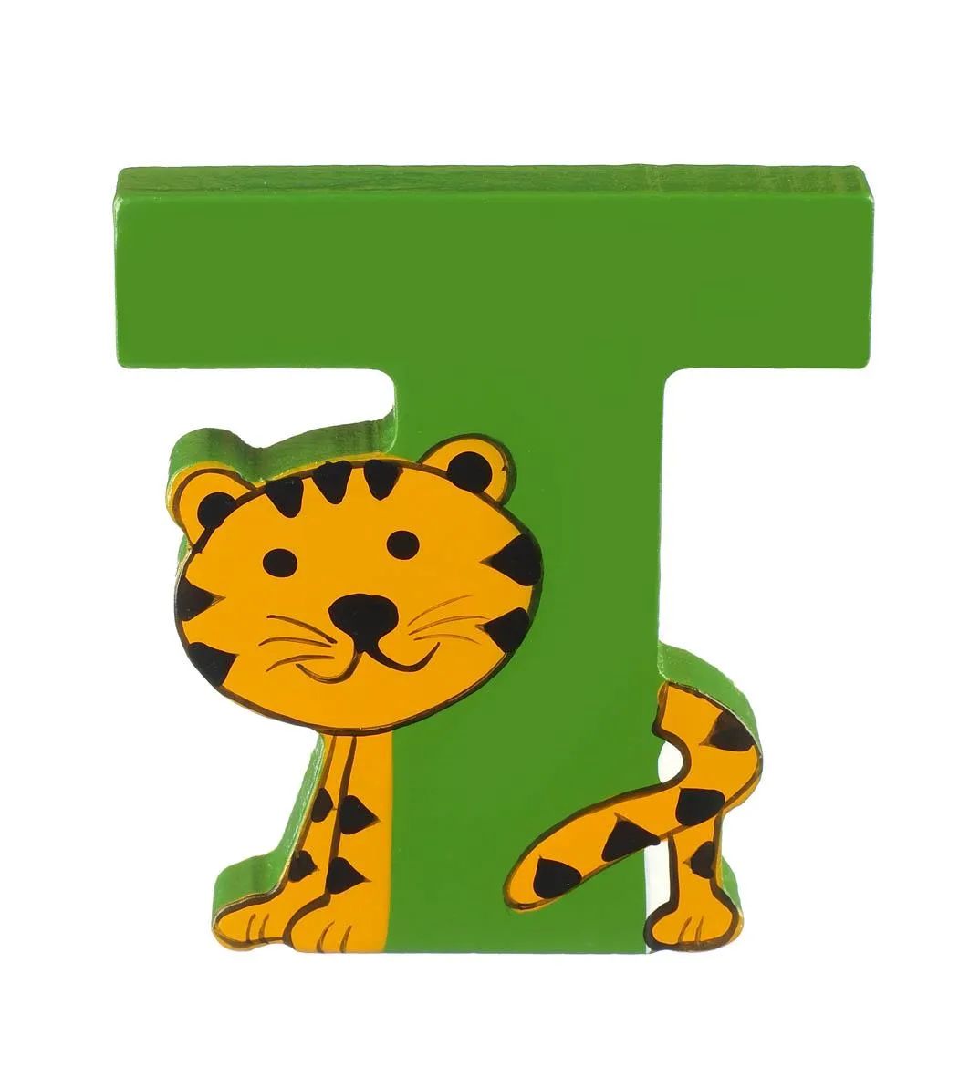 Ξύλινο Γράμμα T Alphabet Letters Orange Tree Toys