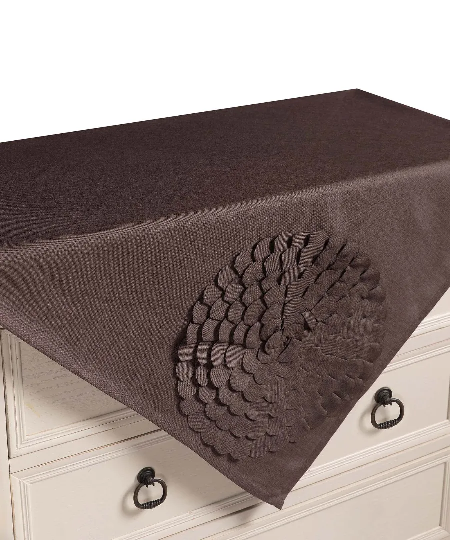 Τραπεζοκαρέ 538 (130cm x 130cm) καφέ 