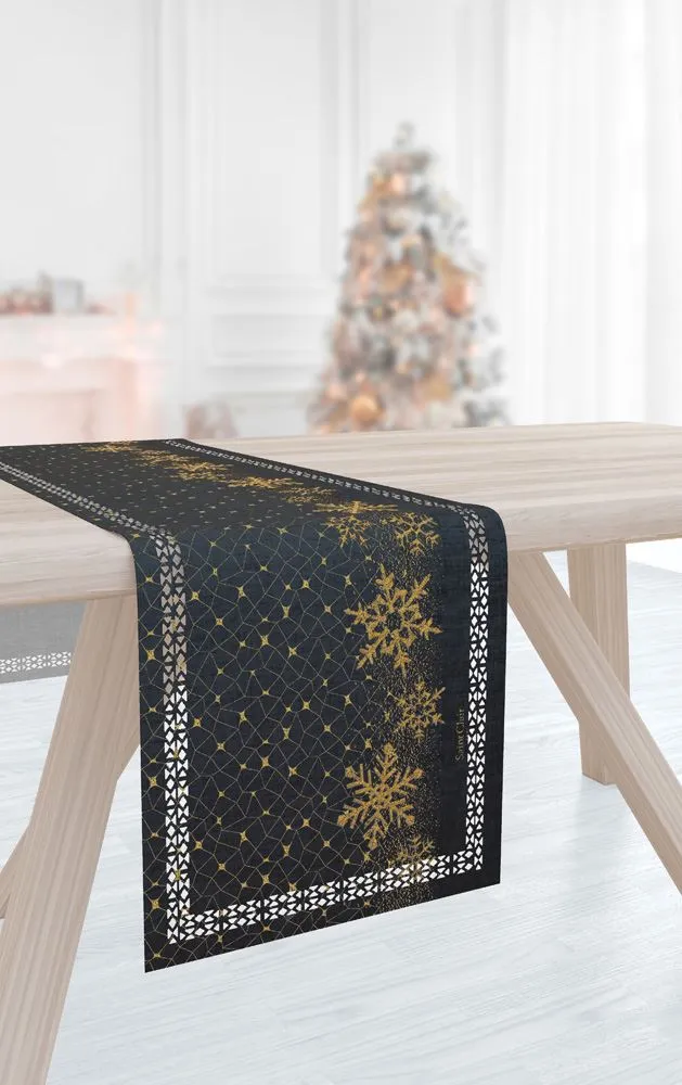 Χριστουγεννιάτικη Τραβέρσα 2031 Anthracite Laser Cut 