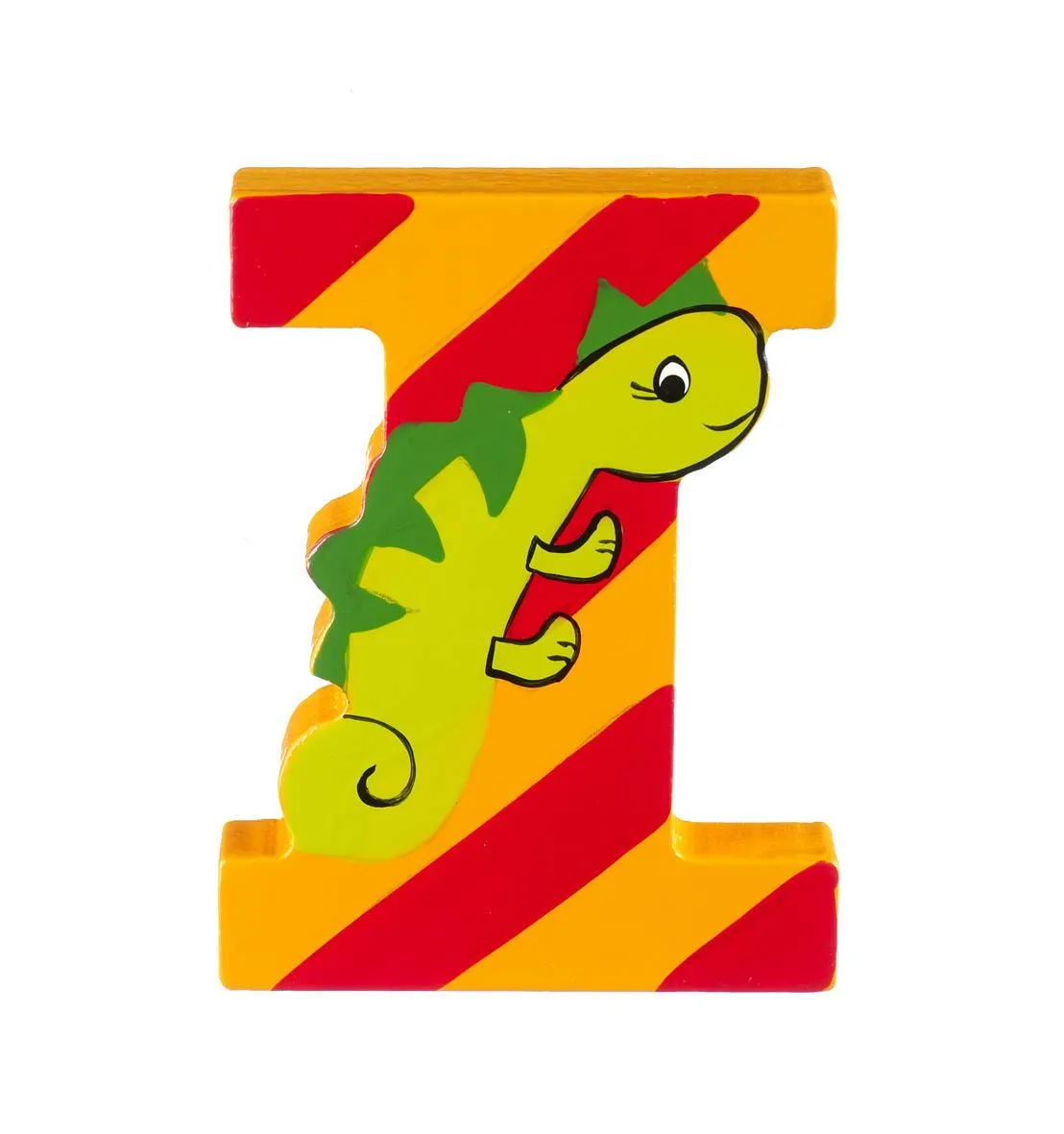 Ξύλινο Γράμμα I Alphabet Letters Orange Tree Toys