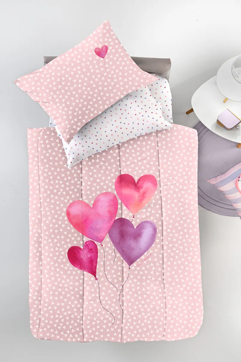 Κουβερλί Amore Pink Suede