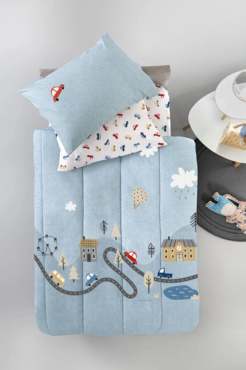 Κουβερλί Roadtrip Sky Suede