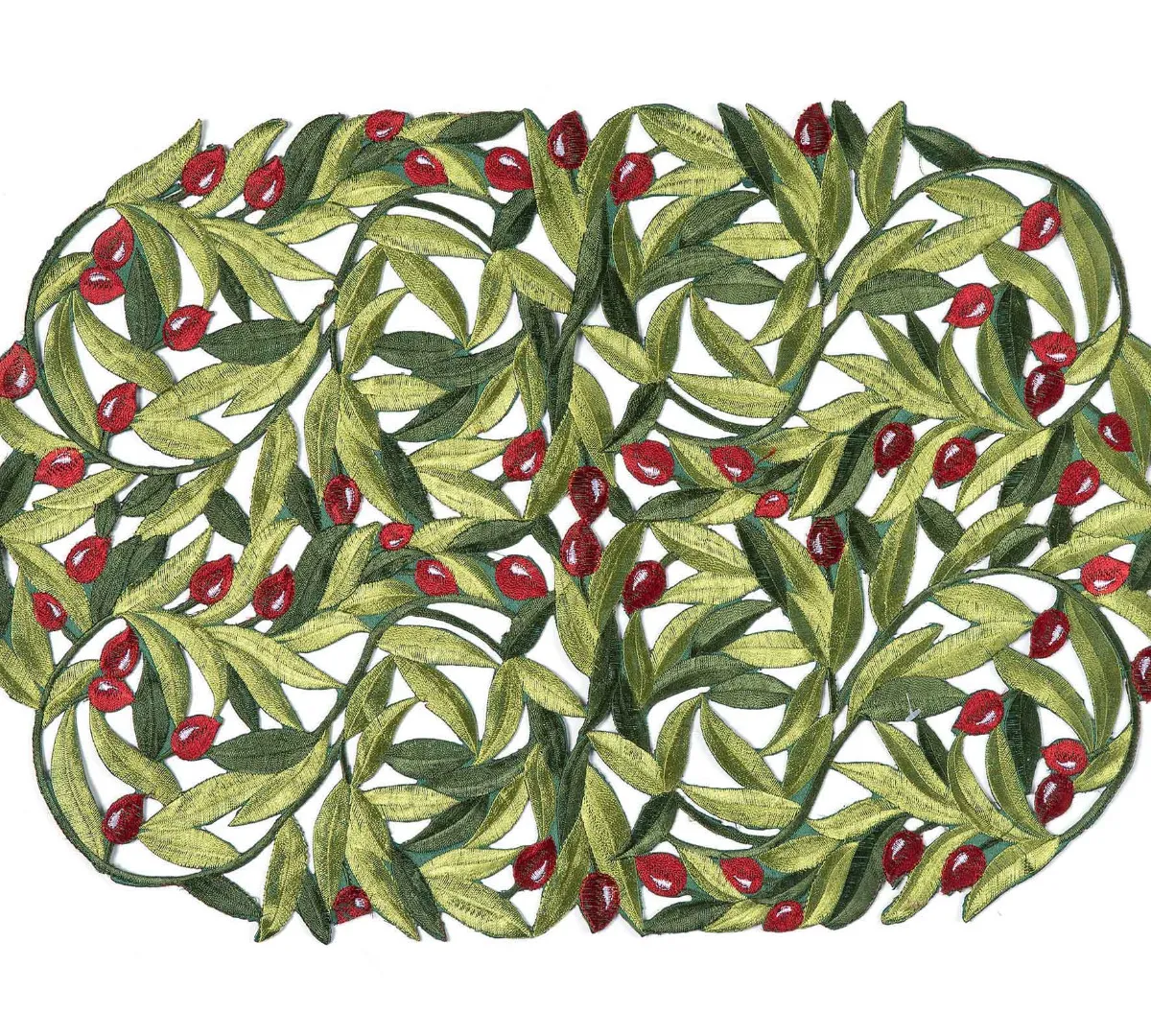 Σουπλά 2352 (35cm x 50cm) κόκκινη ελιά oval